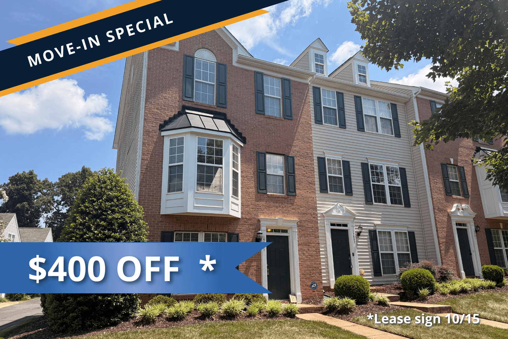 Charlotte Townhome: 15641 Castle Watch Ave
