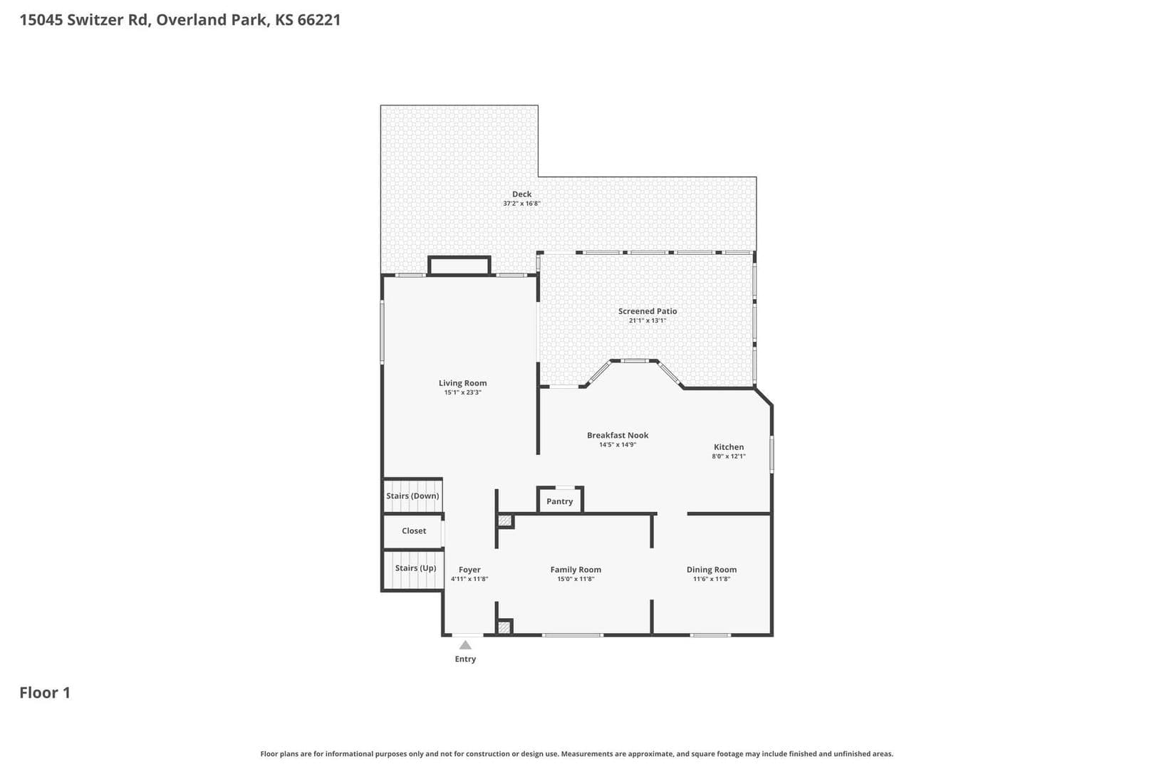 Overland Park House: 15045 Switzer Rd