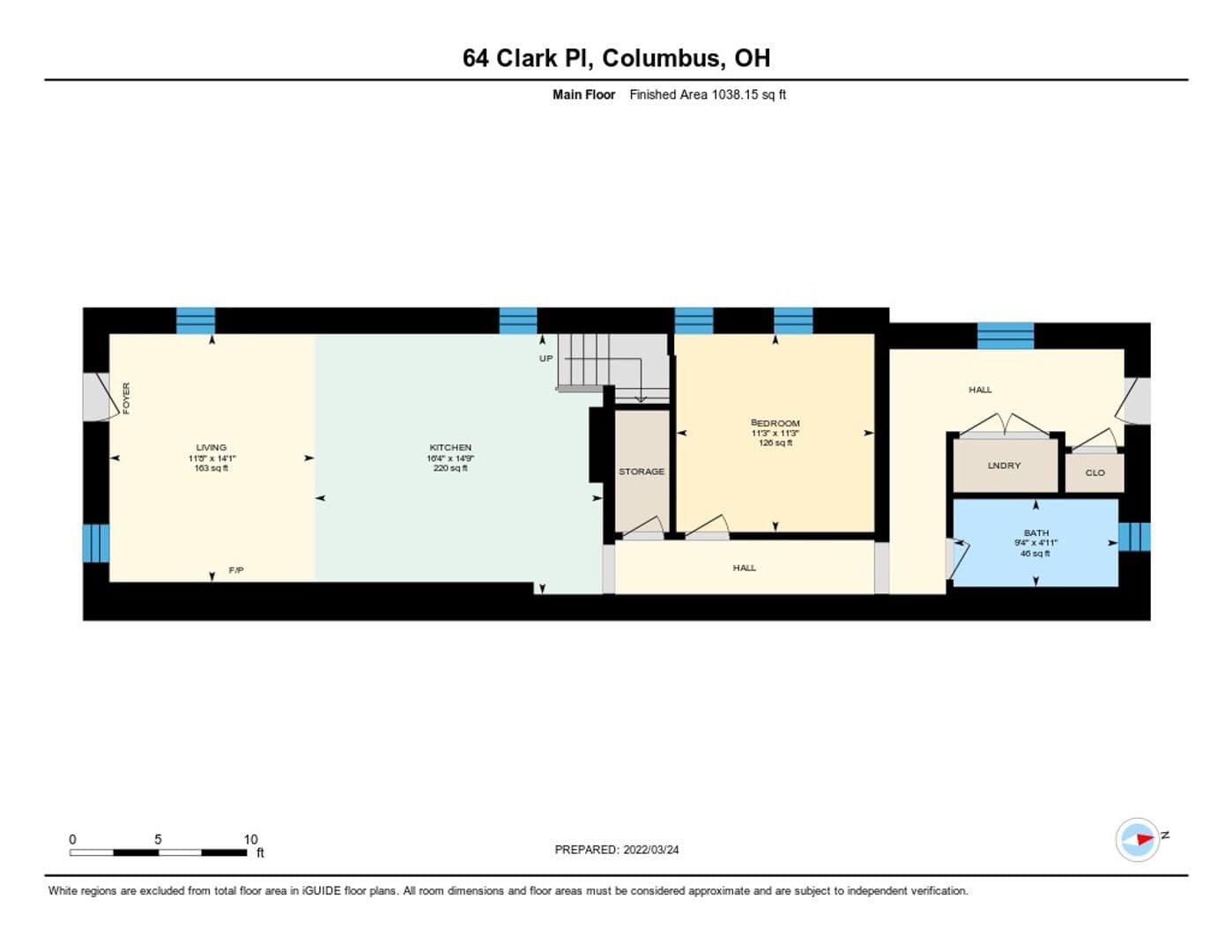 Columbus Apartment: 60 Clark Pl