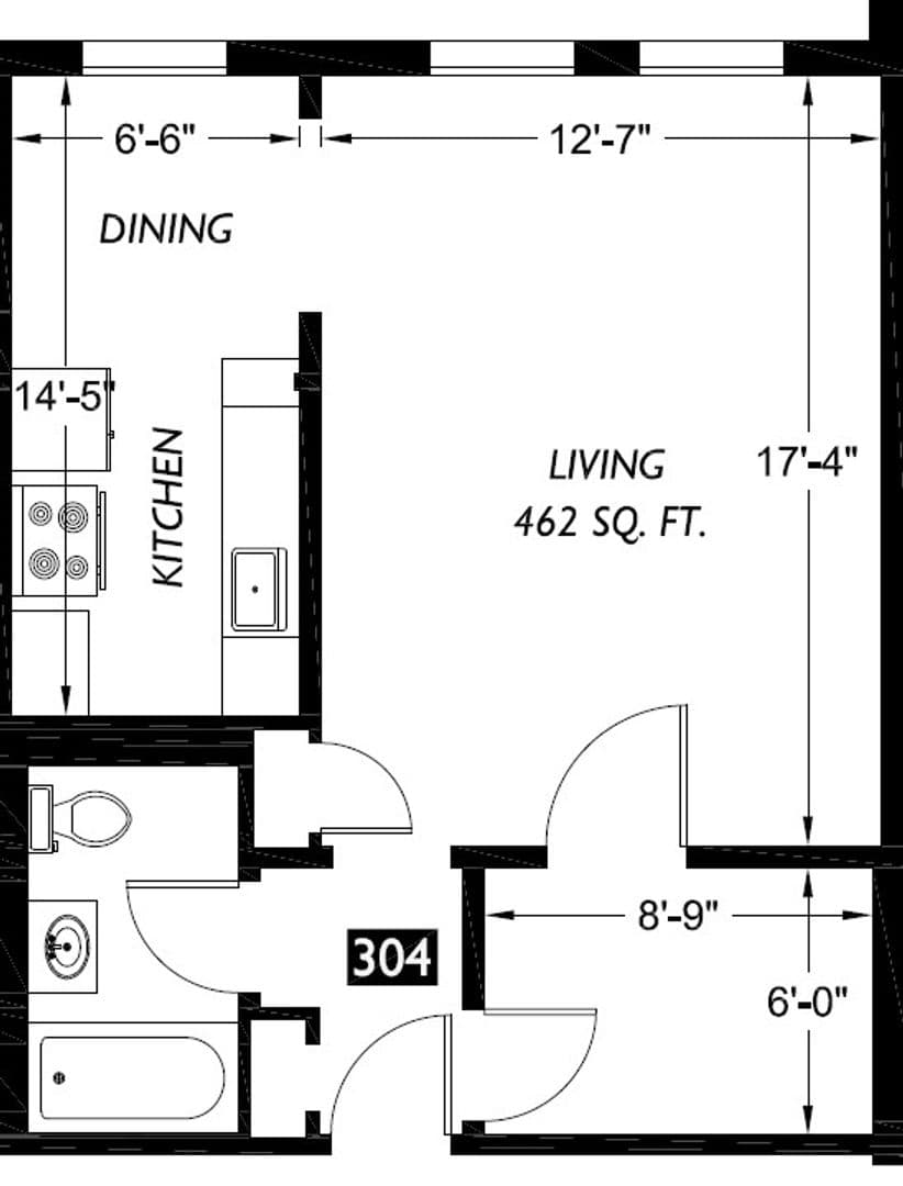 Seattle Apartment: 1305 E. Howell St.