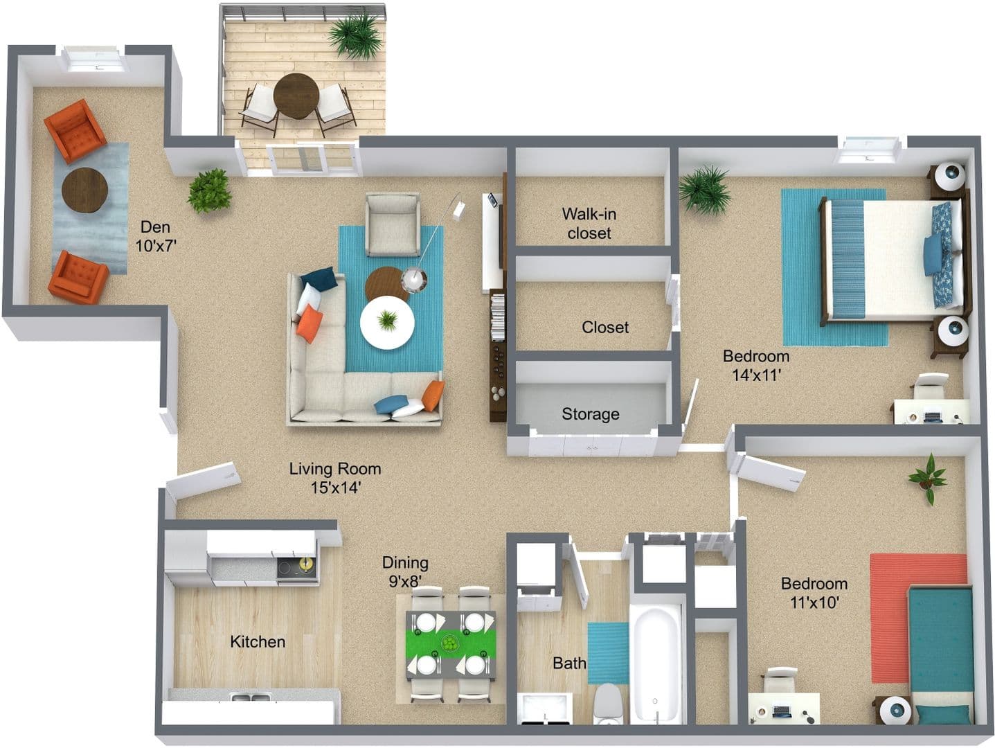 Omaha Apartment: 6917 Wright Plz