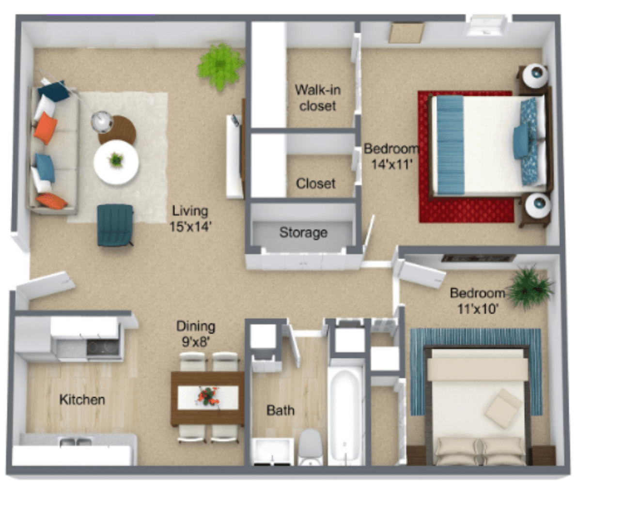 Omaha Apartment: 6917 Wright Plz