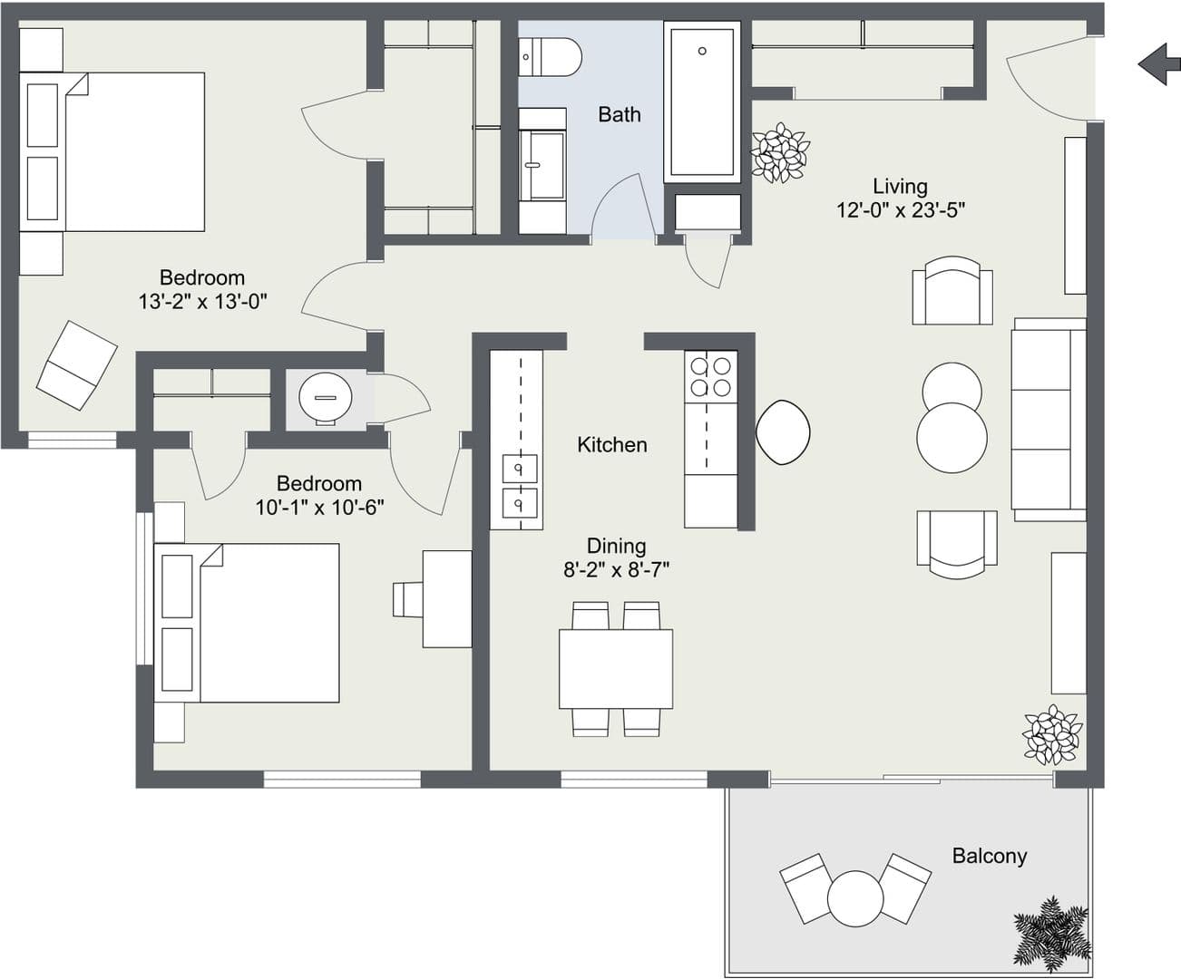 Council Bluffs Apartment: 800 N 34th Street #19