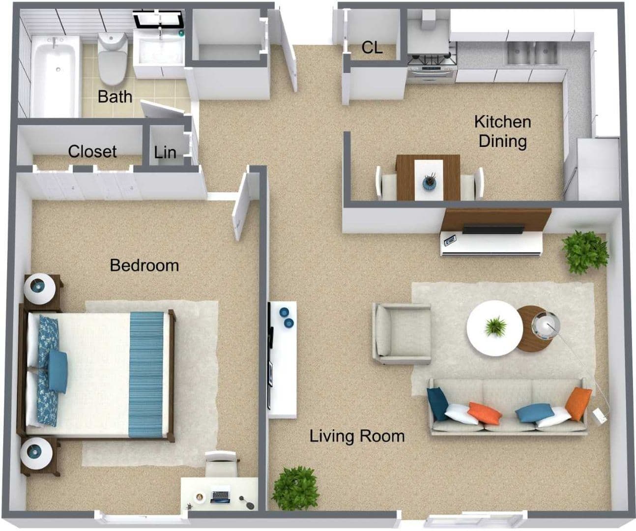 Omaha Apartment: 5806 S 141st Plz