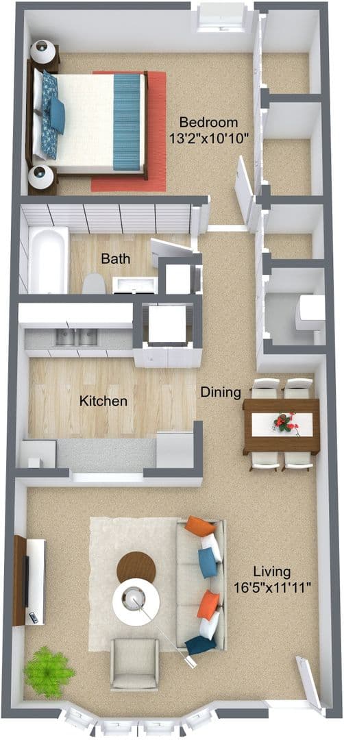 Omaha Apartment: 3222 S 68th Plaza
