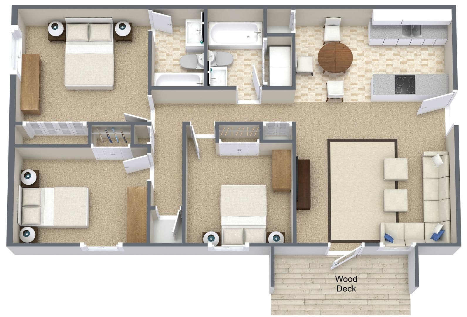 Omaha Apartment: 5344 S 99th Street