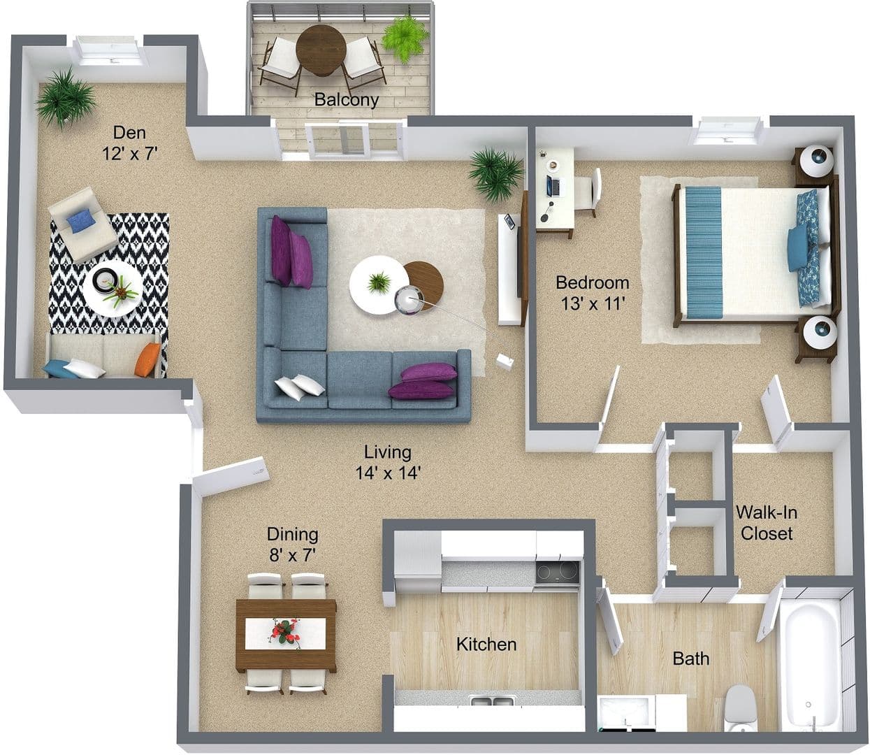 Omaha Apartment: 6917 Wright Plz