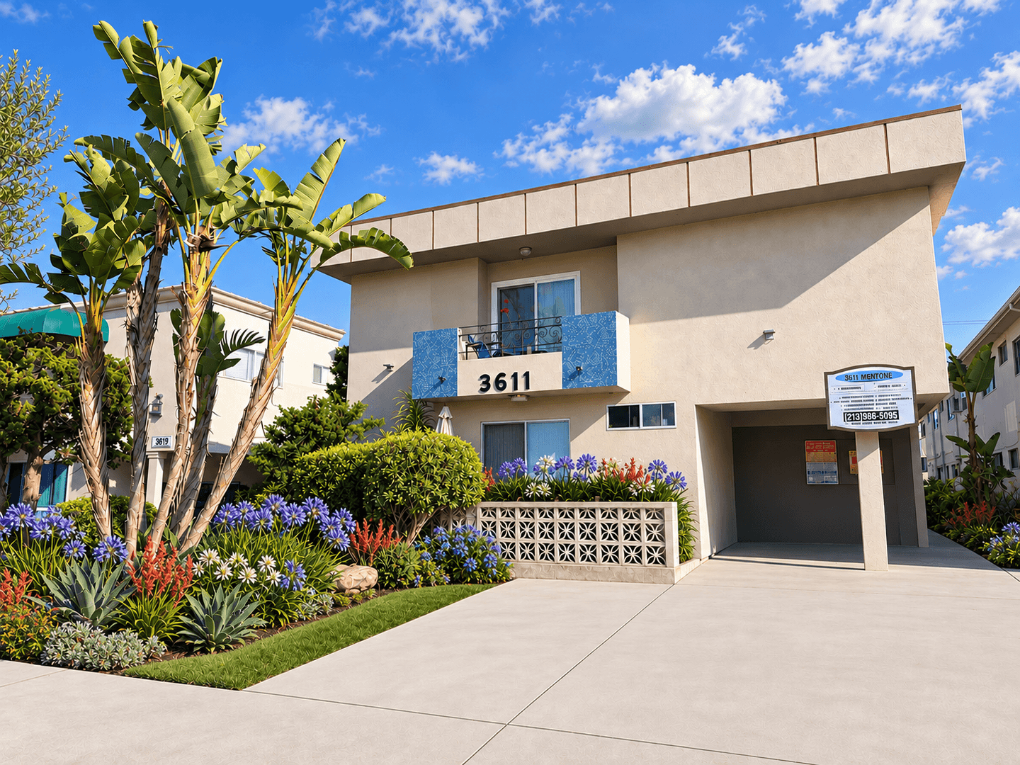 Los Angeles Apartment: 3611 Mentone Ave