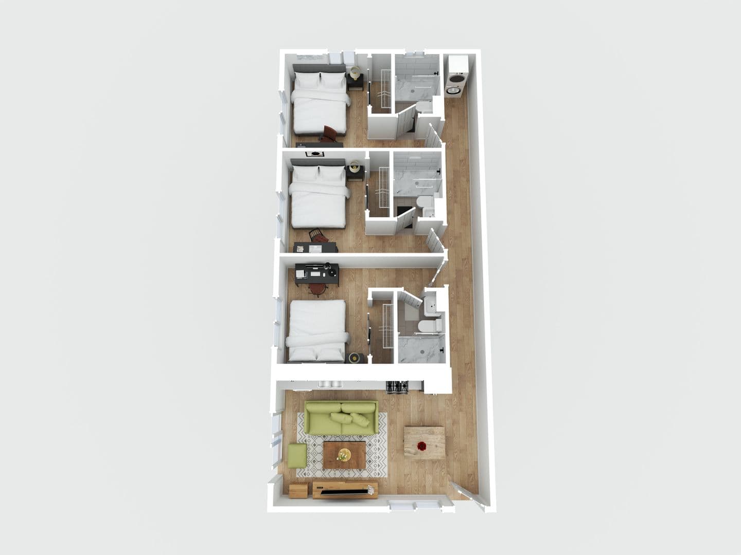 Los Angeles Apartment: 1736 1/2 Kelton Ave.