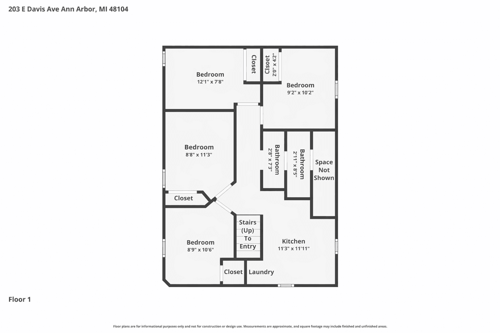 Ann Arbor Apartment: 203 E. Davis Ave.