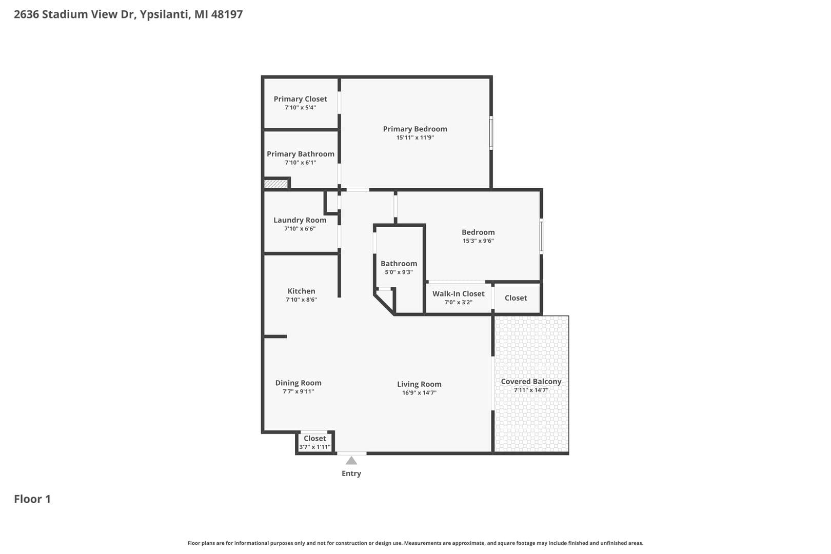 Ypsilanti House: 2636 Stadium View Dr. #8