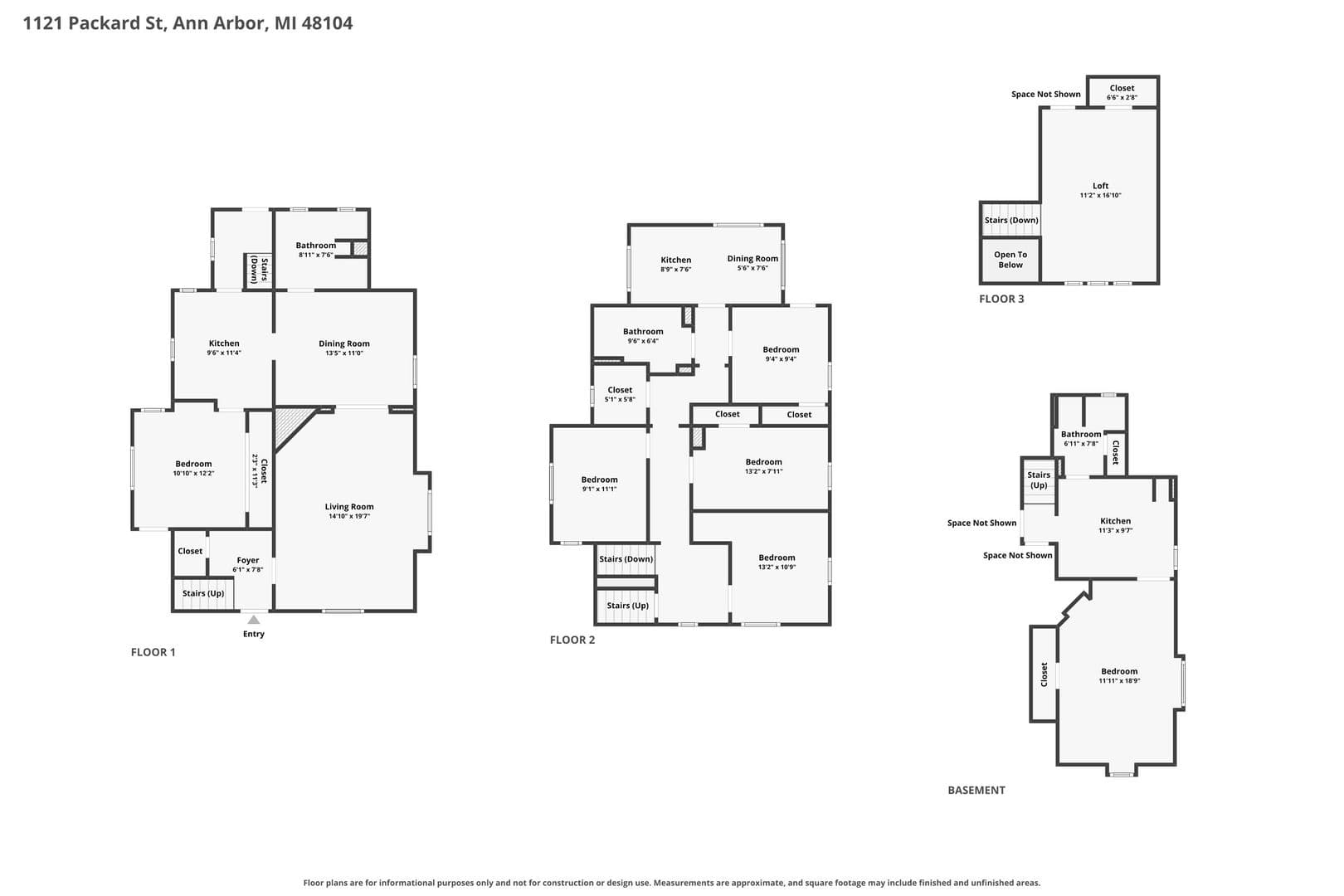 Ann Arbor Apartment: 1121 Packard St.
