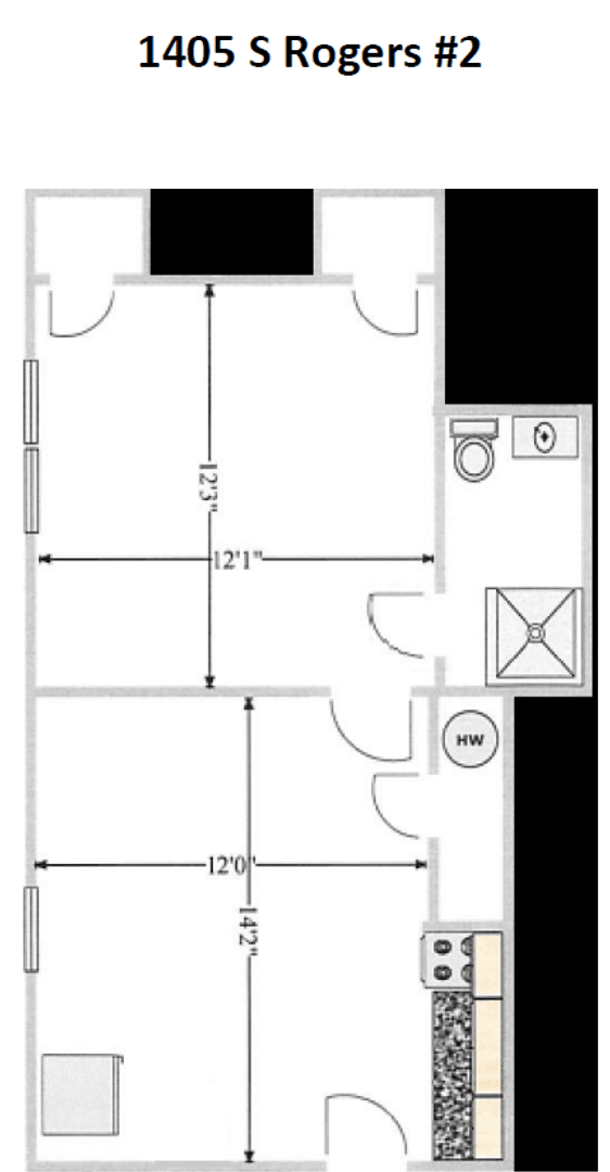 Bloomington Apartment: 1405 S Rogers St