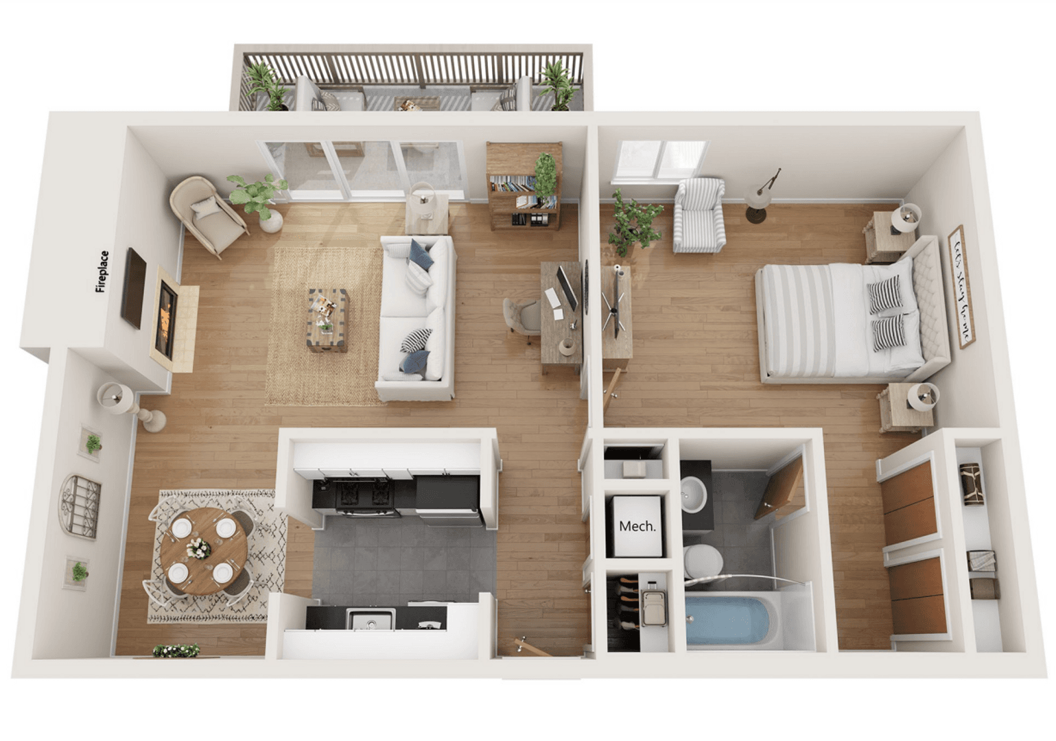 Shawnee Apartment: 7650 Goddard St