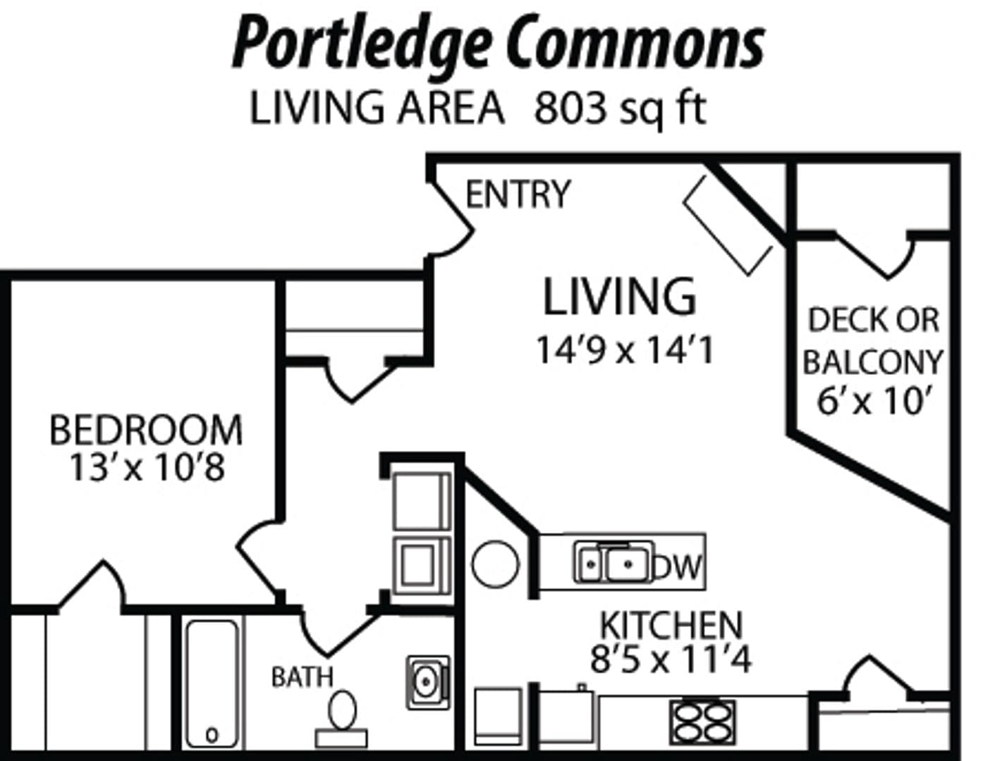 Lafayette Apartment: 500, 505, 506, 511, 512 Portledge Commons Dr.