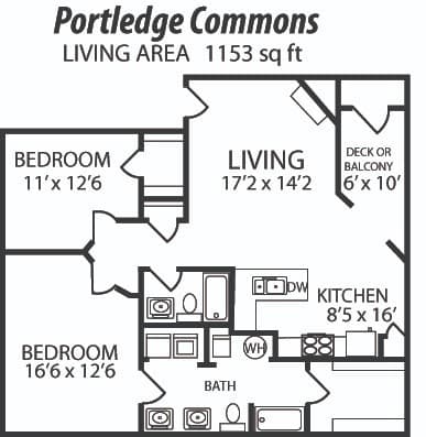 Lafayette Apartment: 500, 505, 506, 511, 512 Portledge Commons Dr.