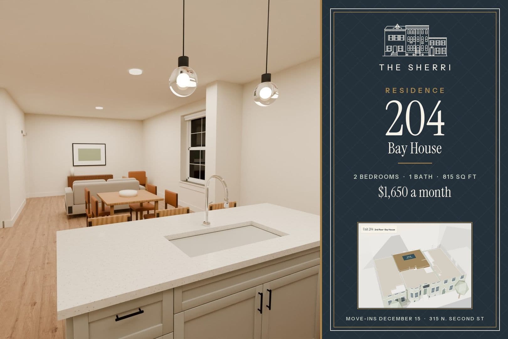 Harrisburg Apartment: 315 N 2nd St - 204