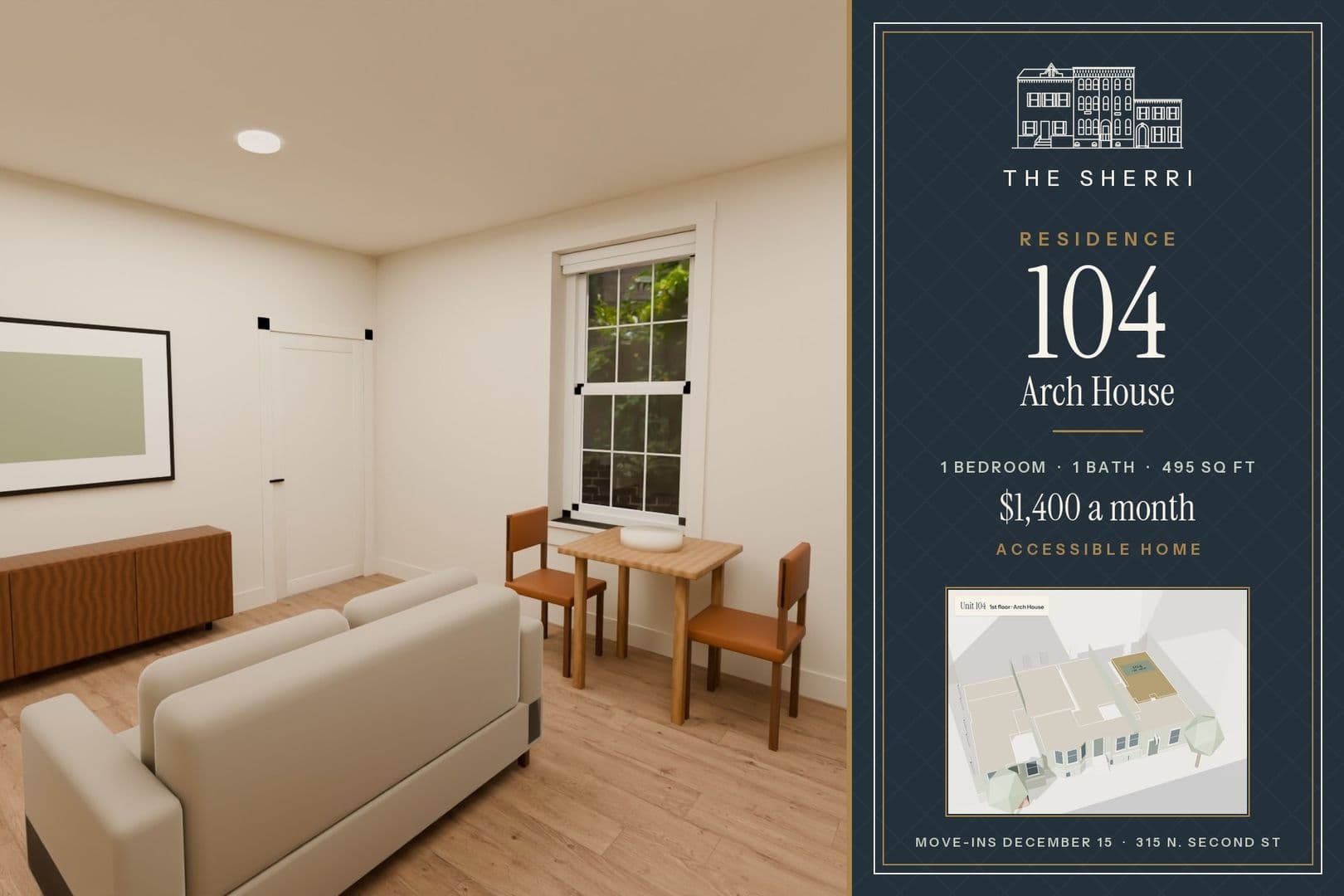 Harrisburg Apartment: 315 N 2nd St - 104