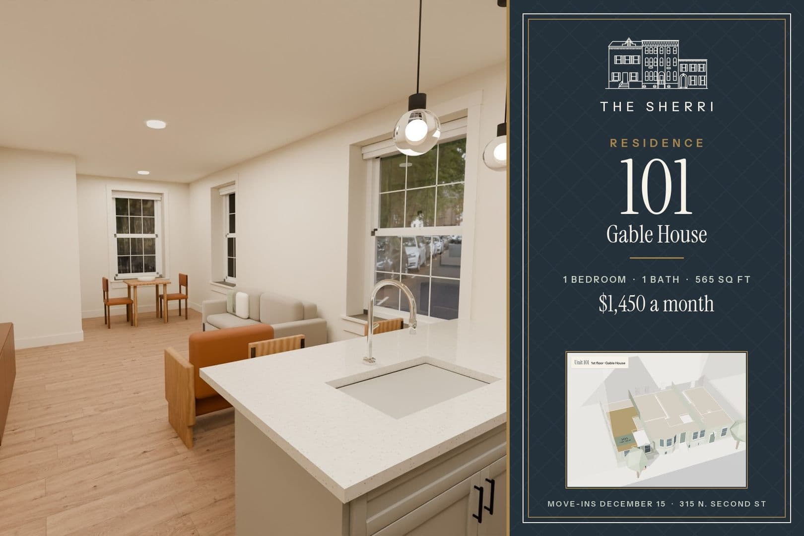Harrisburg Apartment: 315 N 2nd St - 101