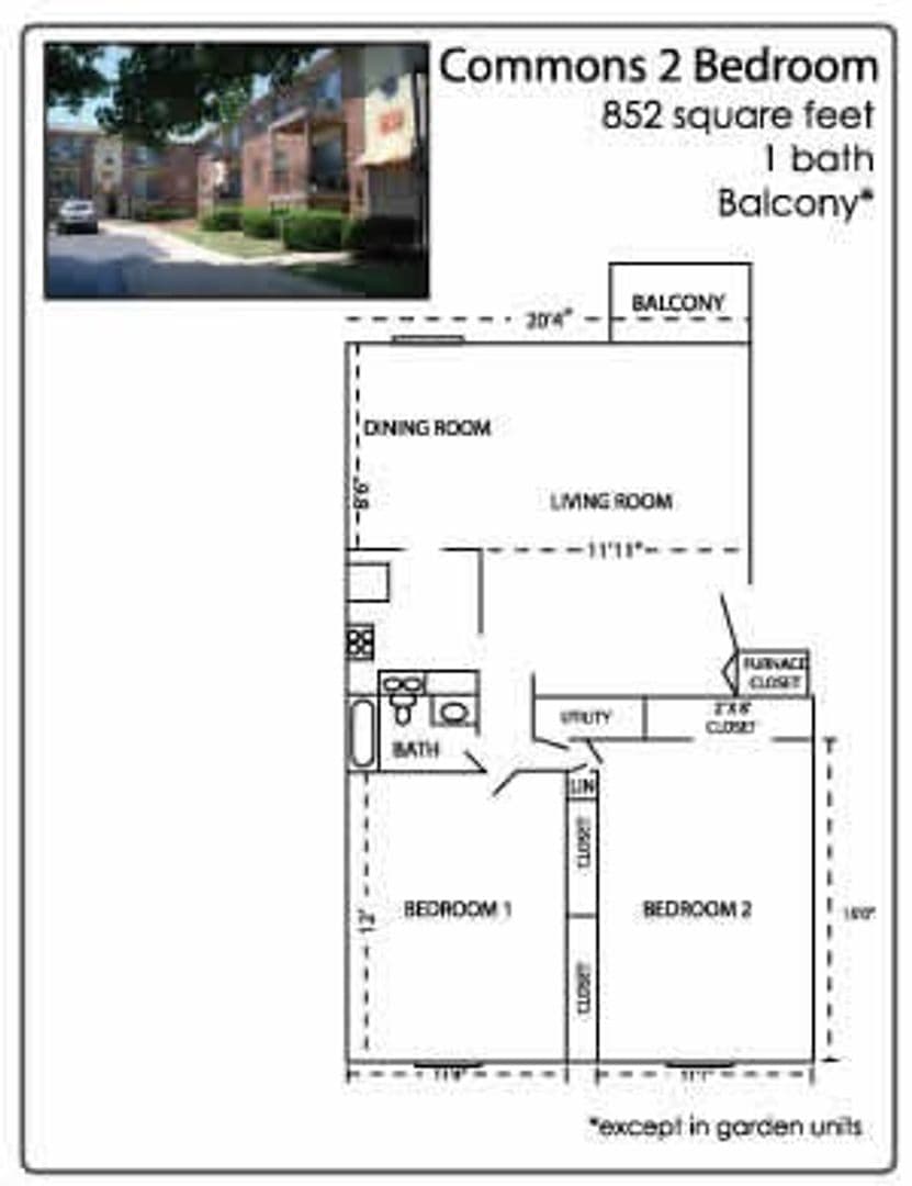 Indianapolis Apartment: 5220 Luzzane Lane
