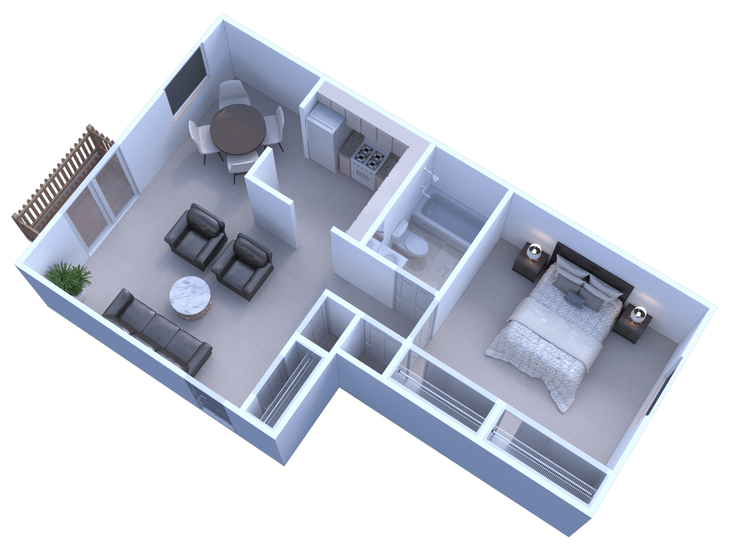 Indianapolis Apartment: 5220 Luzzane Lane