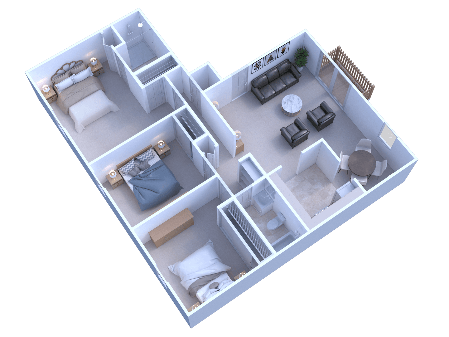 Indianapolis Apartment: 5220 Luzzane Lane