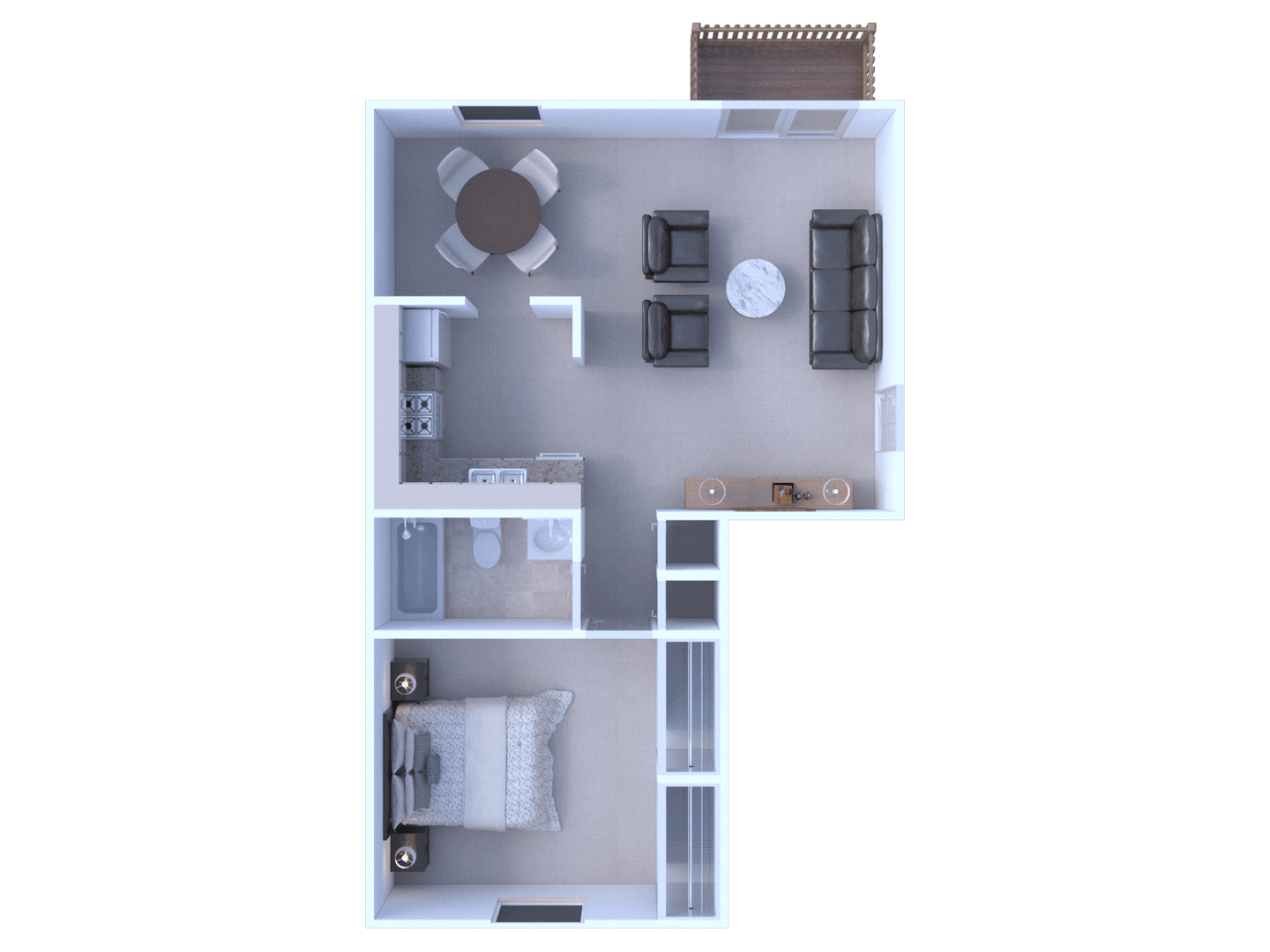 Indianapolis Apartment: 5220 Luzzane Lane