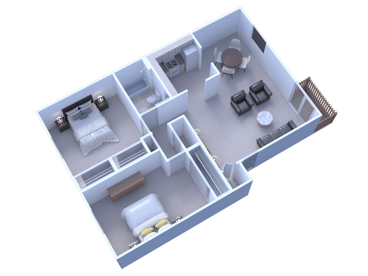 Indianapolis Apartment: 5220 Luzzane Lane