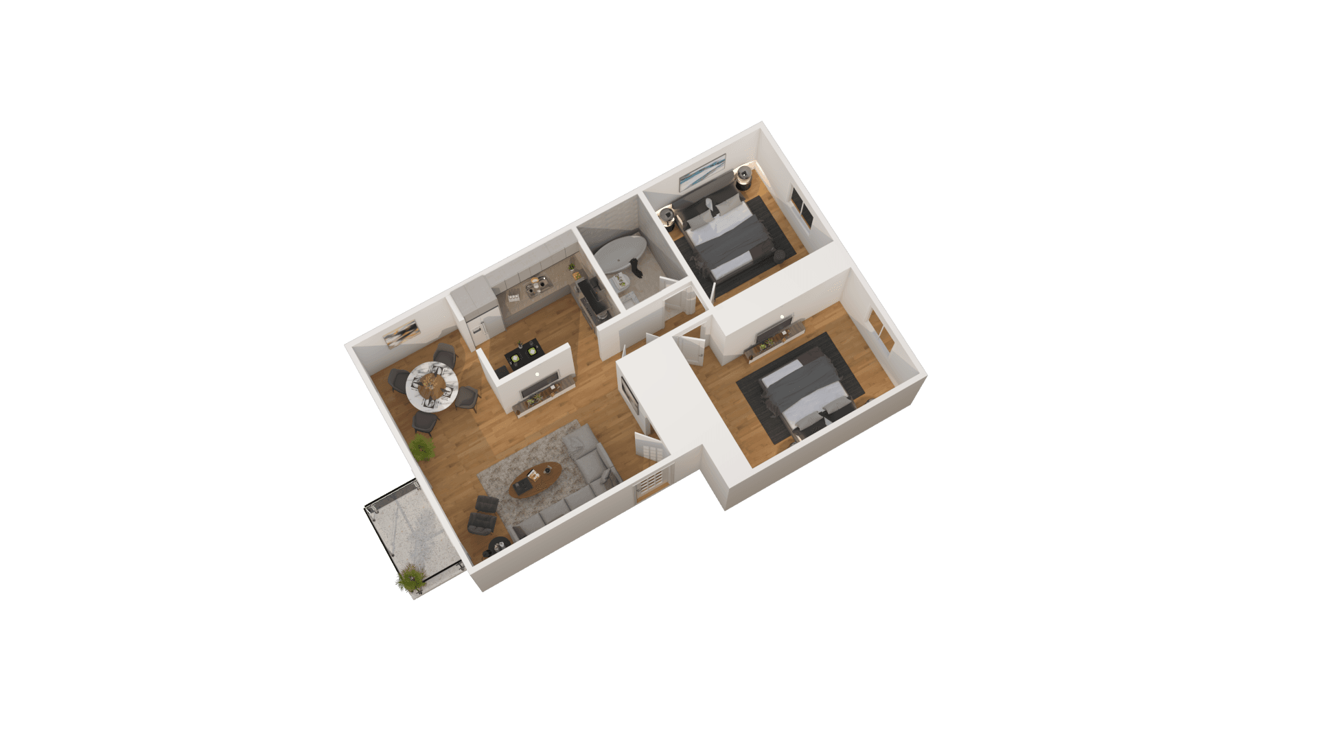 Indianapolis Apartment: 5220 Luzzane Lane