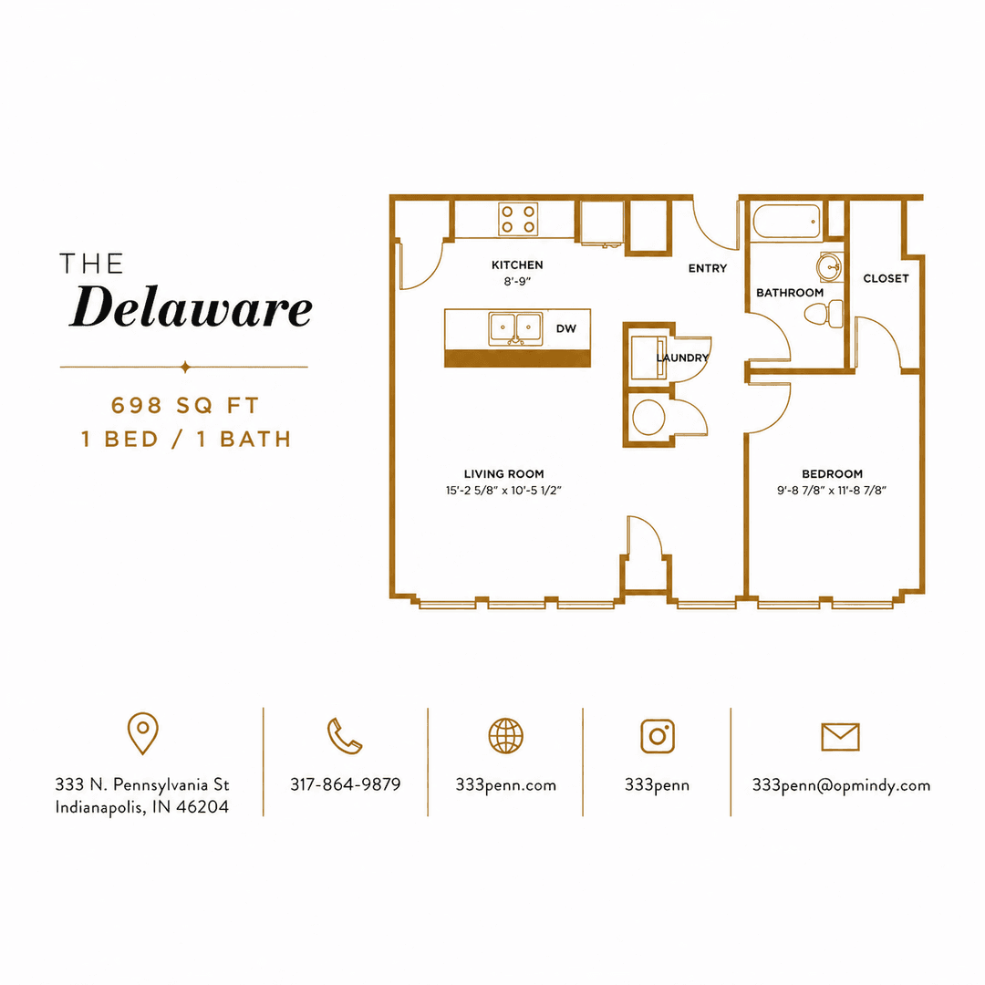 Indianapolis Apartment: 333 N Pennsylvania Street