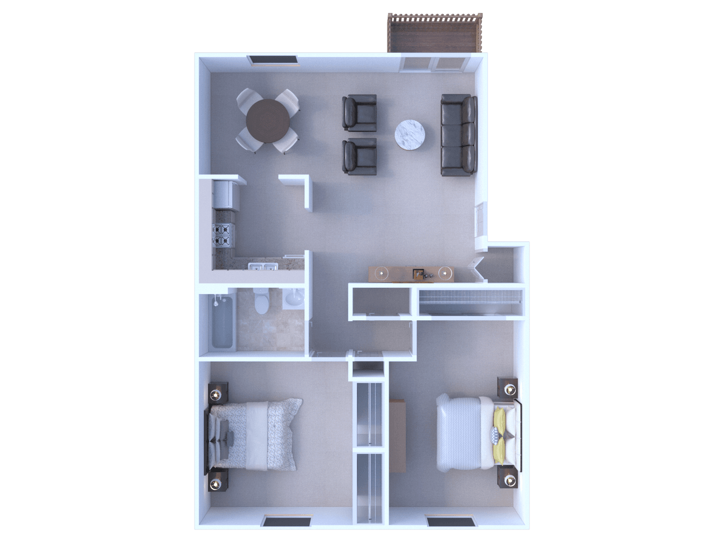Indianapolis Apartment: 5220 Luzzane Lane
