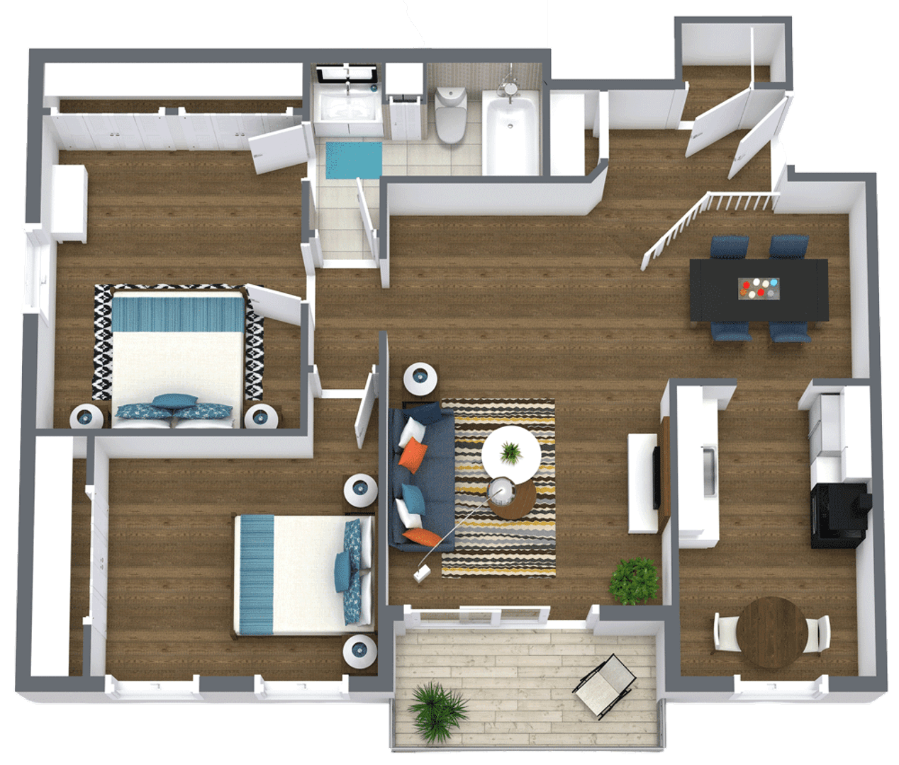 Palatine Apartment: 1950 N Cambridge Ct