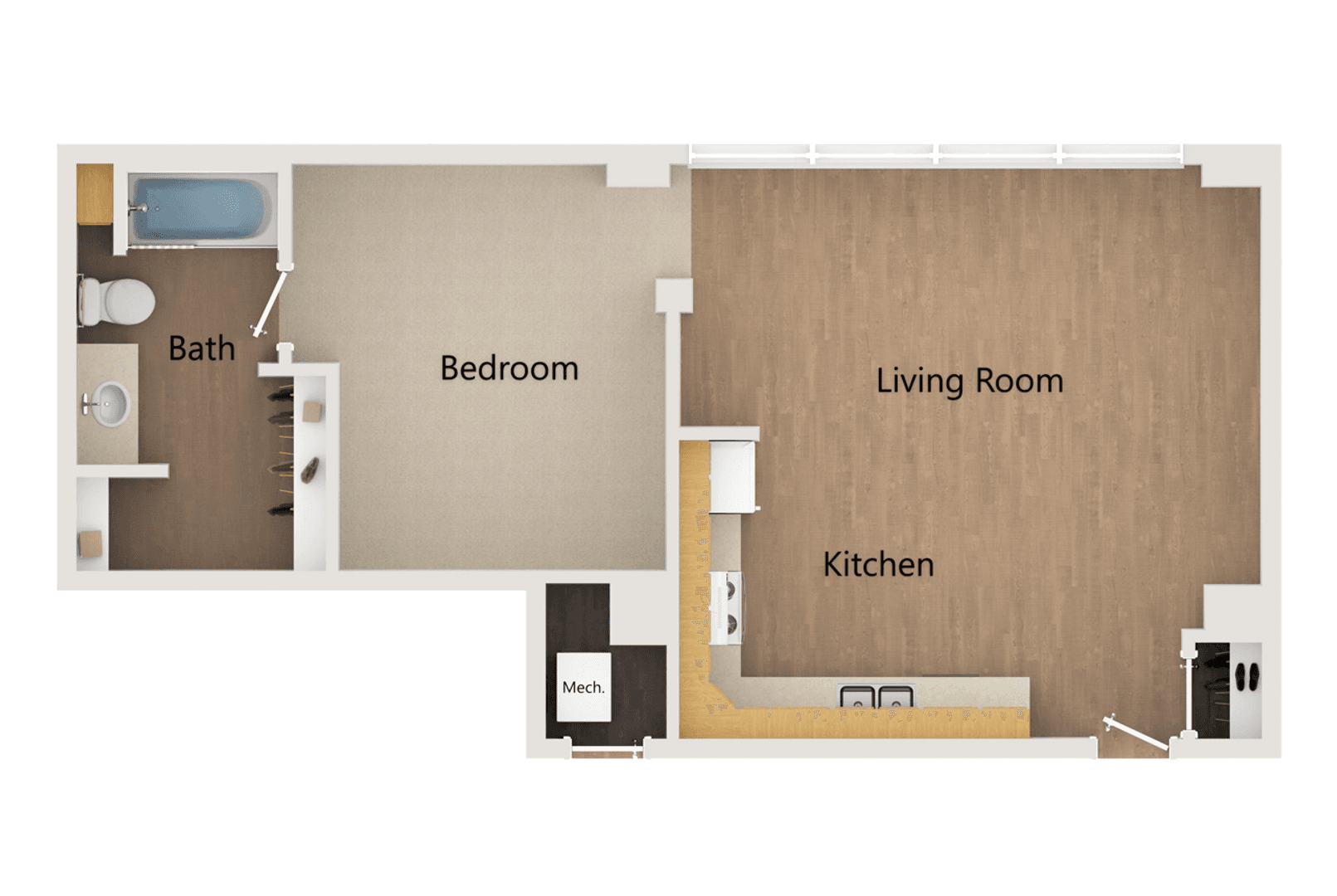 Kansas City Apartment: 1004 Baltimore Ave
