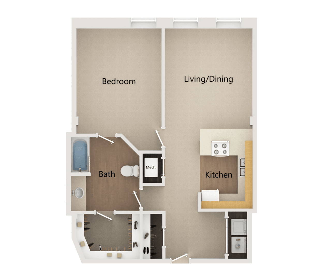 Kansas City Apartment: 1601 Walnut Street