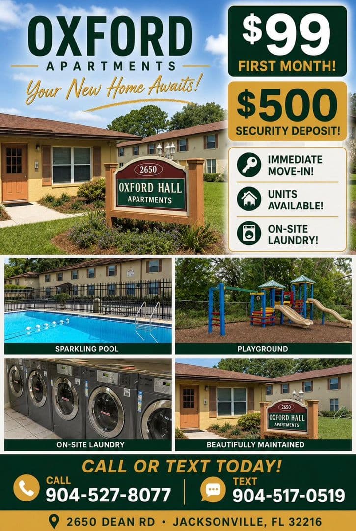 Jacksonville Apartment: 2650 Dean Road