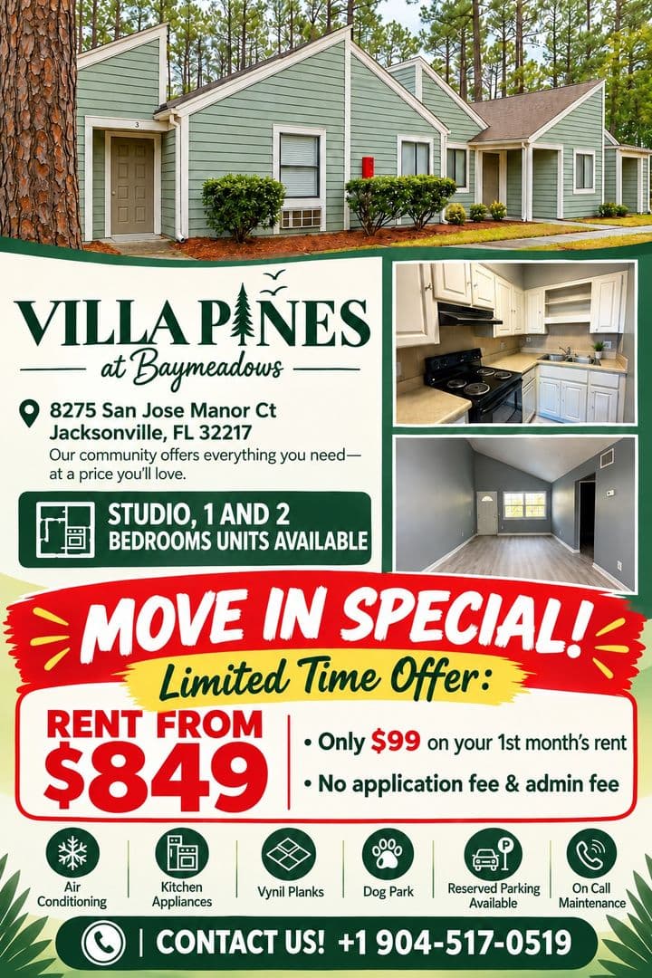 Jacksonville Apartment: 8145 San Jose Manor Dr E