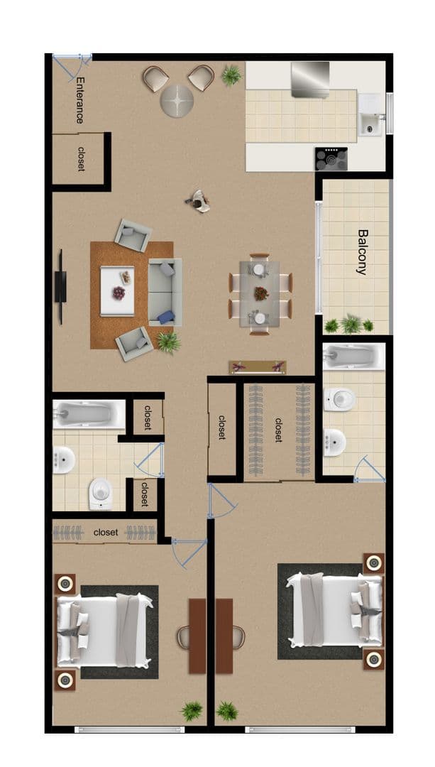 Los Angeles Apartment: 1477 S Canfield Ave