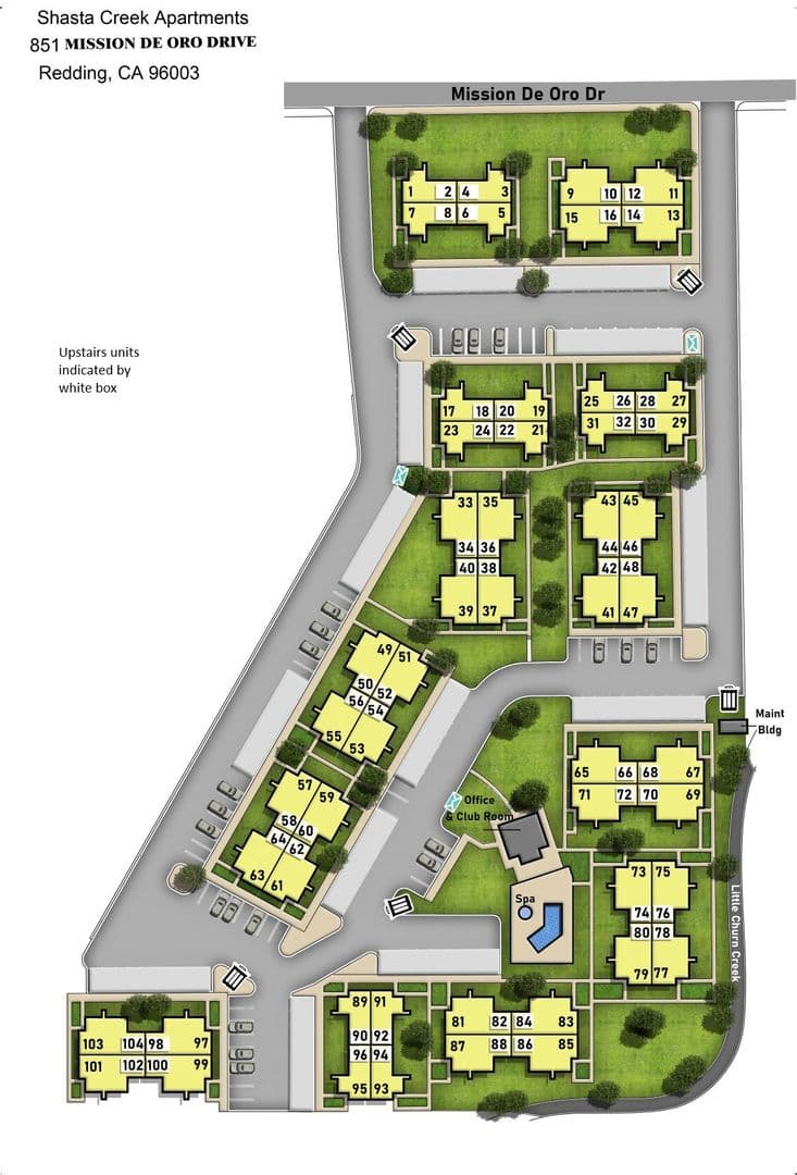 Redding Apartment: 851 Mission De Oro Dr.