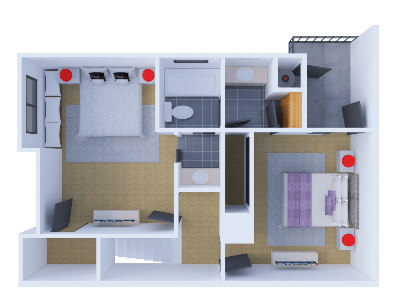 Bakersfield Apartment: 4841 Columbus St.