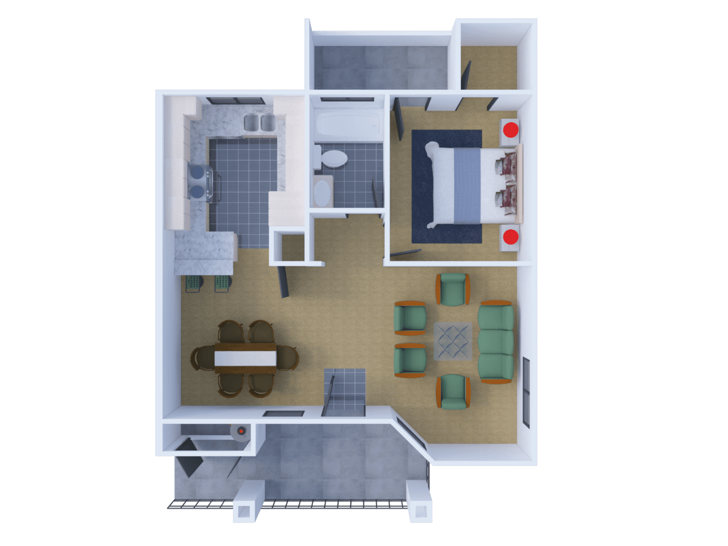 Bakersfield Apartment: 4841 Columbus St.