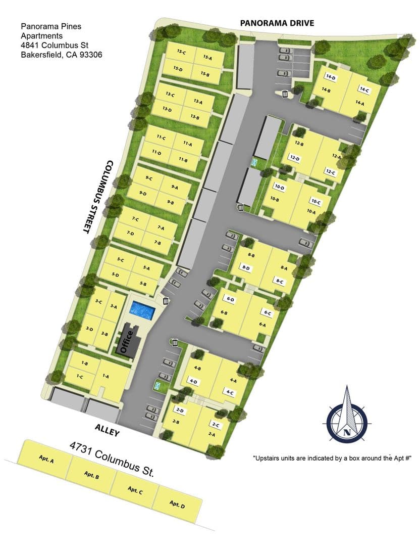 Bakersfield Apartment: 4841 Columbus St.
