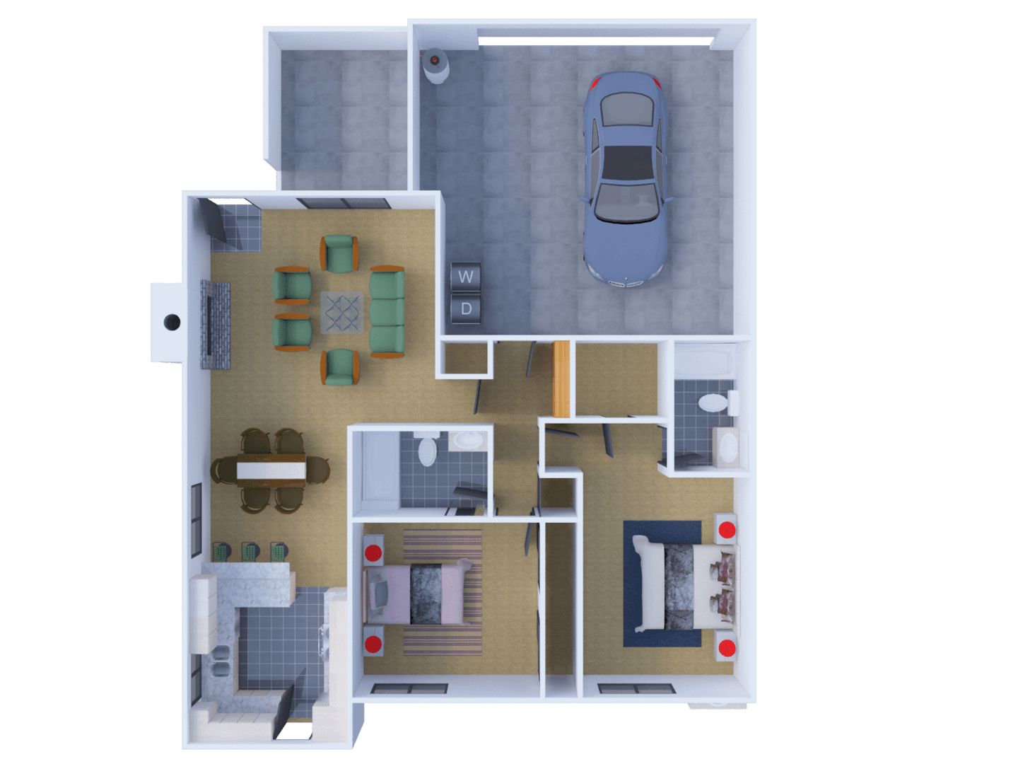 Bakersfield Apartment: 4841 Columbus St.