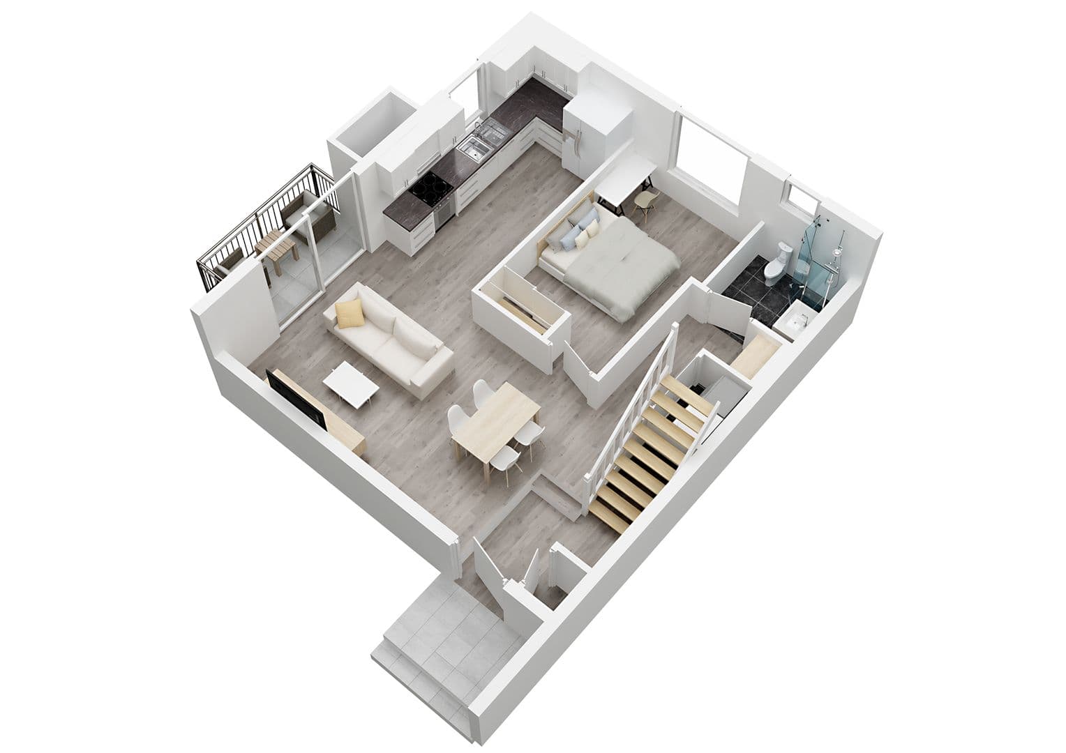 Los Angeles Apartment: 1352 W 29th St