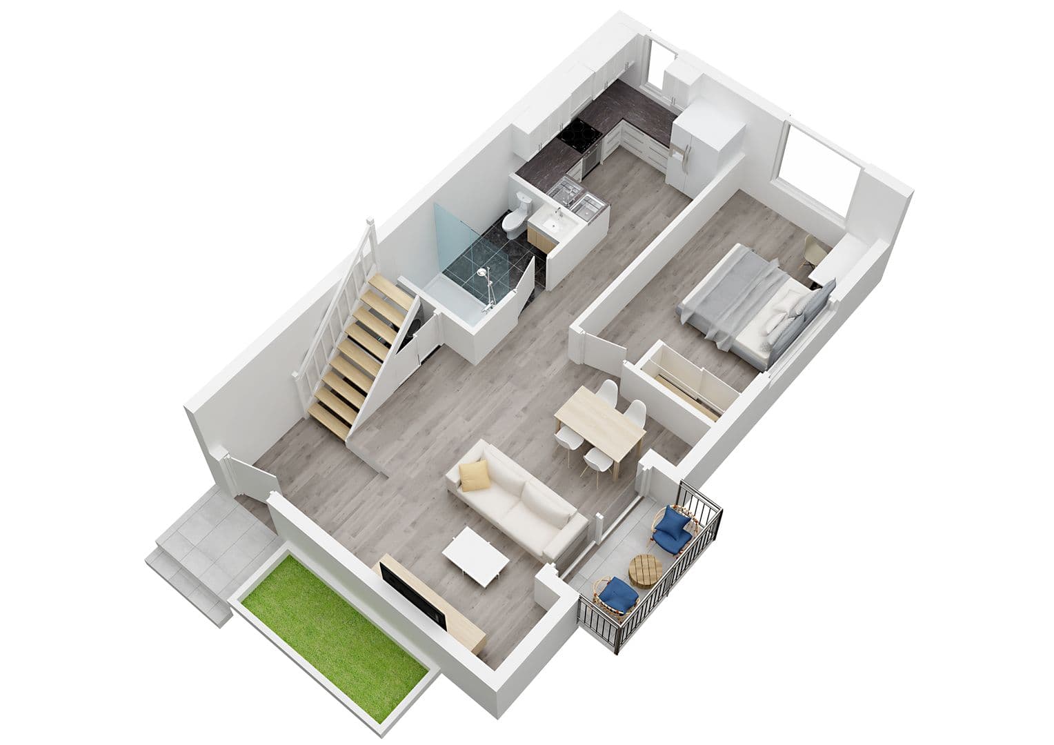 Los Angeles Apartment: 1352 W 29th St
