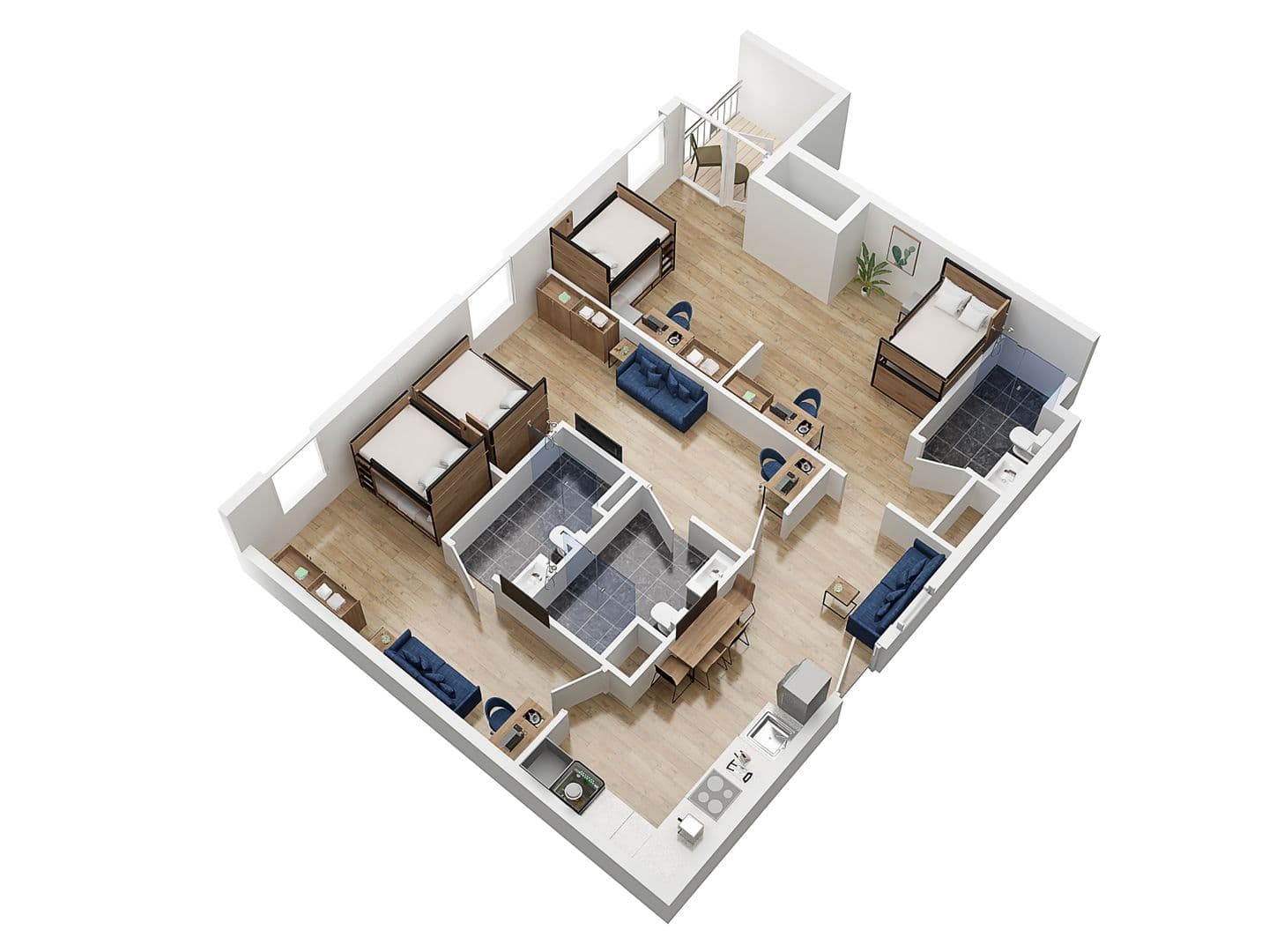 Los Angeles Apartment: 1073 Exposition Blvd