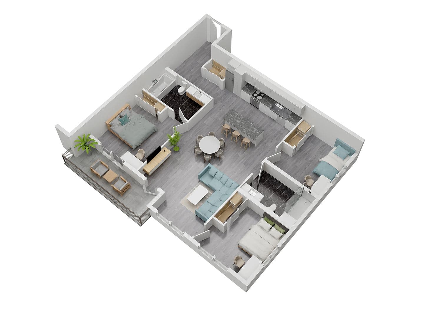 Los Angeles Apartment: 1037 Dewey Ave