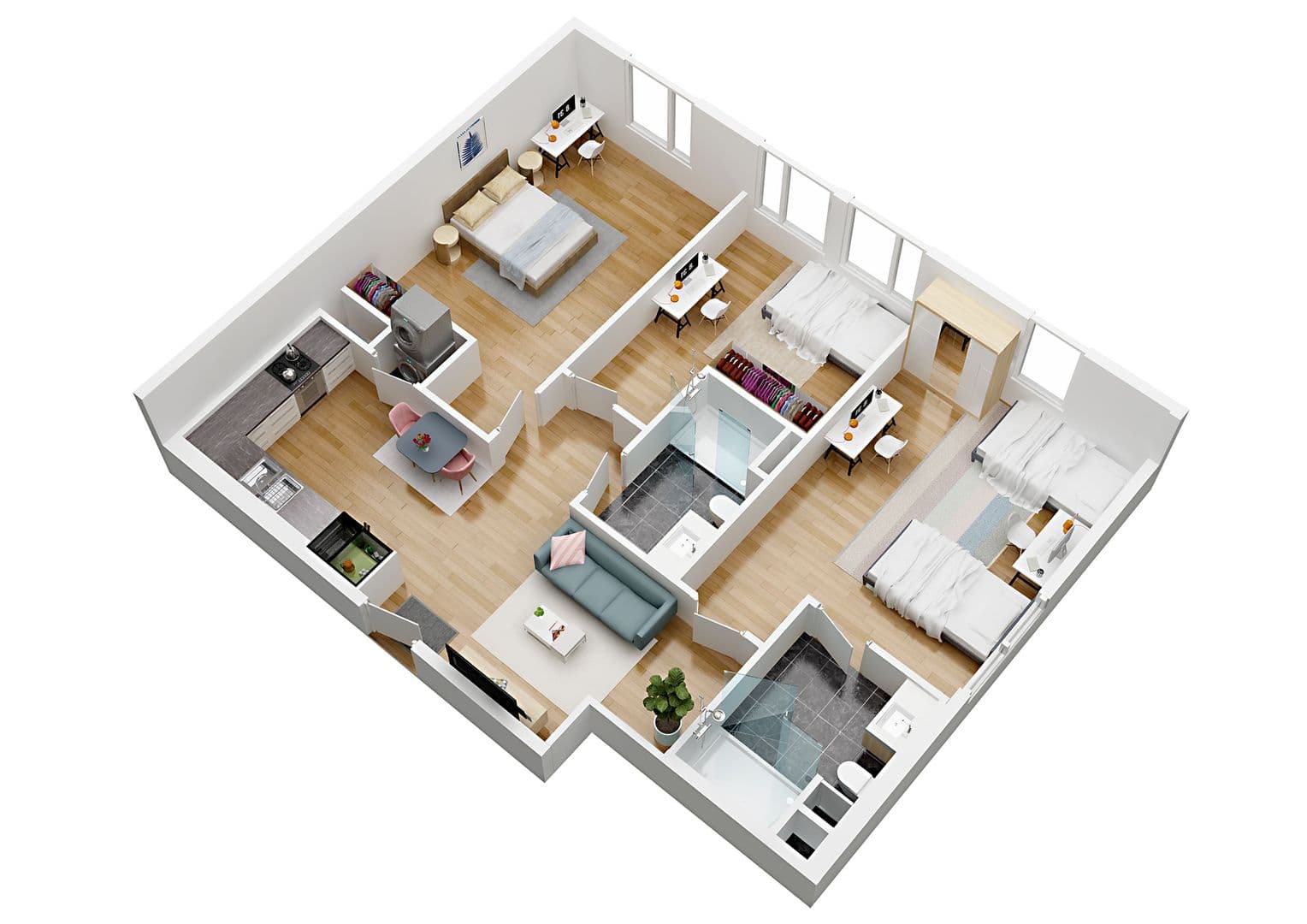 Los Angeles Apartment: 1421 W Adams Blvd