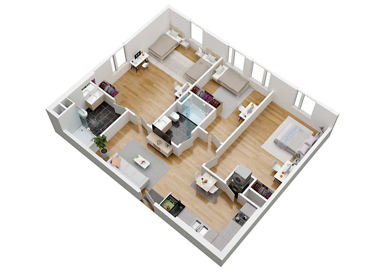Los Angeles Apartment: 1421 W Adams Blvd
