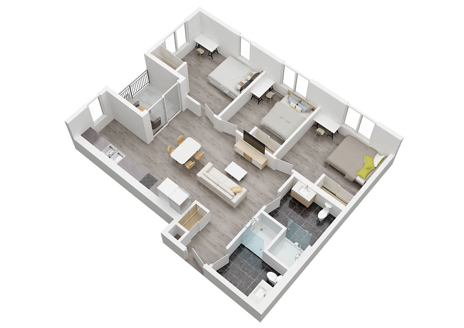 Los Angeles Apartment: 1317 W Jefferson Blvd