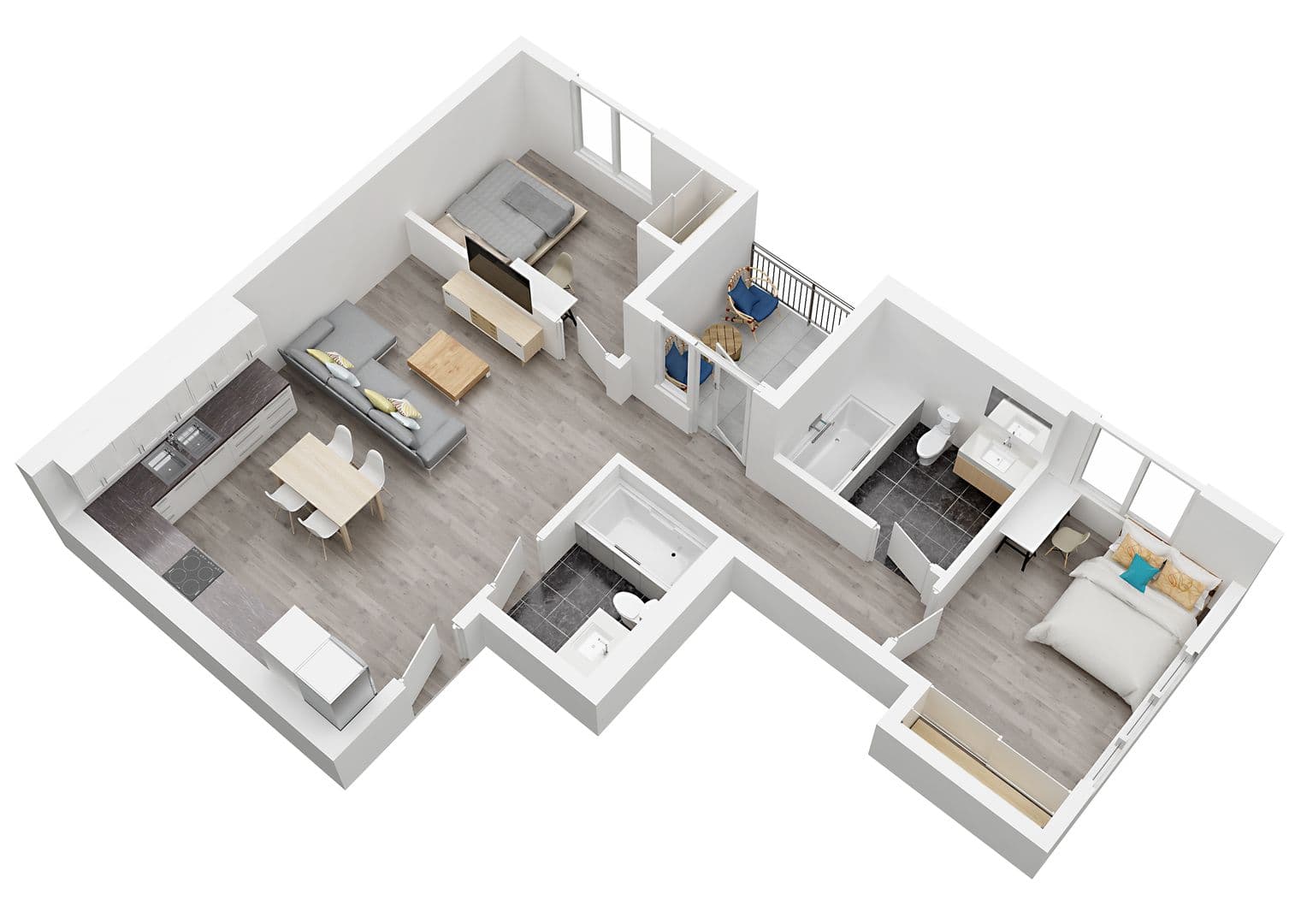 Los Angeles Apartment: 1317 W Jefferson Blvd